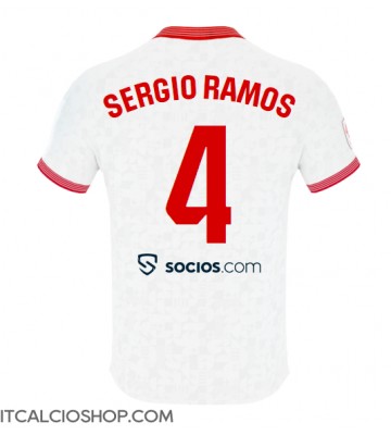 Sevilla Sergio Ramos #4 Prima Maglia 2023-24 Manica Corta